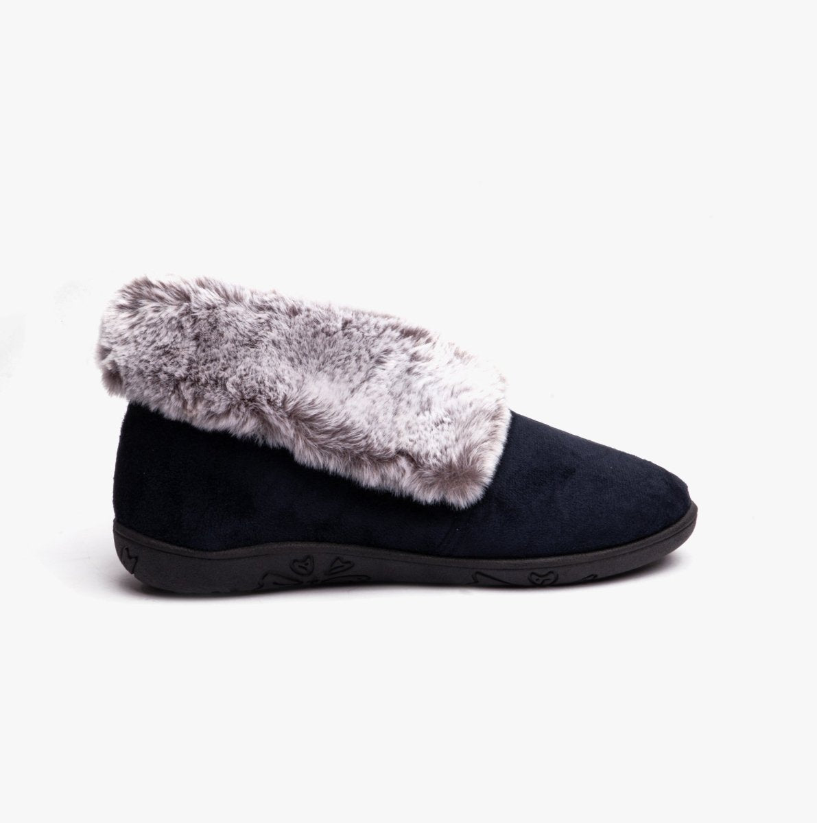 Padders Padders ESME Womens Slippers Navy Combi - Shuperb