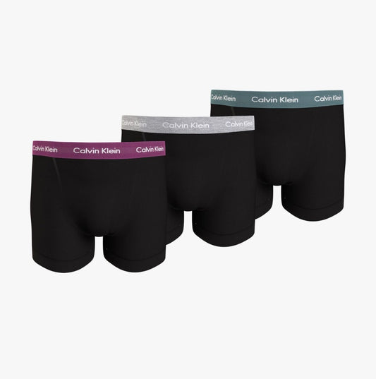 Calvin Klein TRUNK 3 Pack H53 Mens Trunks Multicoloured - Shuperb