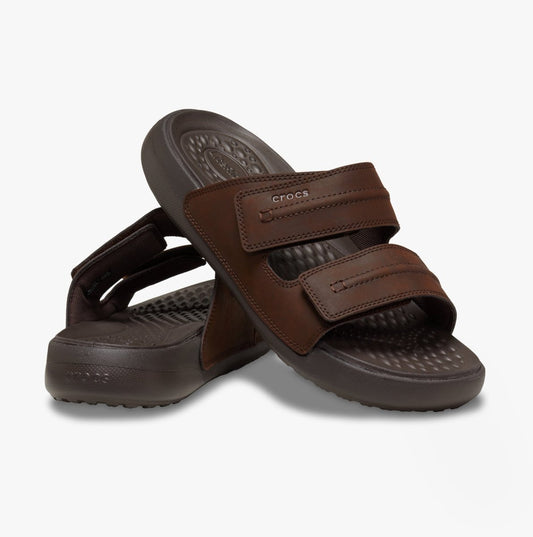 Crocs Crocs YUKON VISTA II LR Mens Sandals Espresso - Shuperb