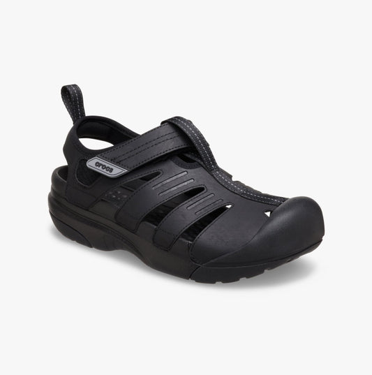 Crocs YUKON FISHERMAN Sandals Mens Black - Shuperb