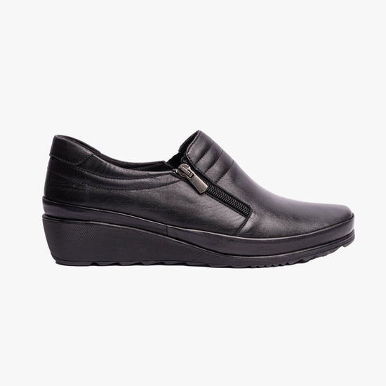 Mod Comfys PLASHA Womens Shoes Black - Shuperb