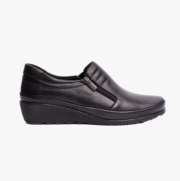 Mod Comfys PLASHA Womens Shoes Black - Shuperb