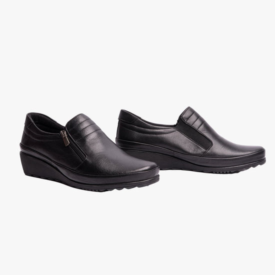 Mod Comfys PLASHA Womens Shoes Black - Shuperb