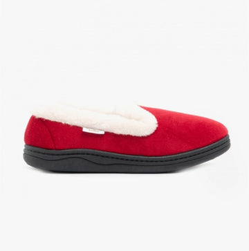 Dr Keller ALMA Ladies Full Slippers Red - Shuperb