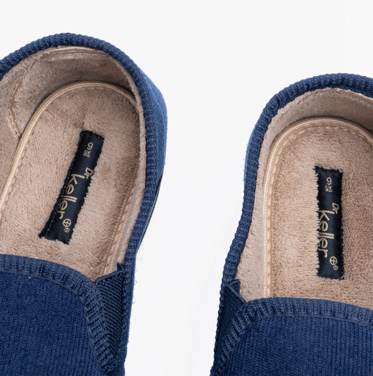 Dr Keller DONNAEL Mens Full Slippers Navy - Shuperb