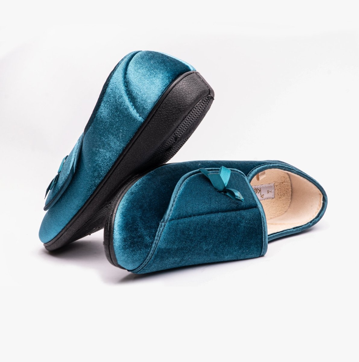 Dr Keller VIOLA Womens Slippers Blue - Shuperb