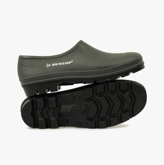 Dunlop GARDENER Hevea Rubber Garden Clog Dark Green - Shuperb