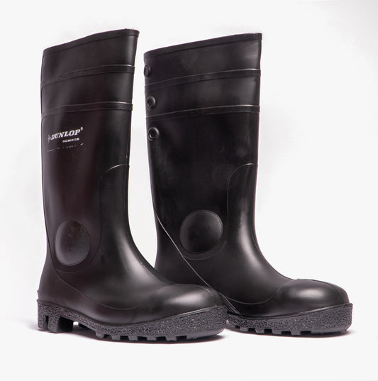 Dunlop PROTOMASTOR Unisex Safety Wellington Boots Black