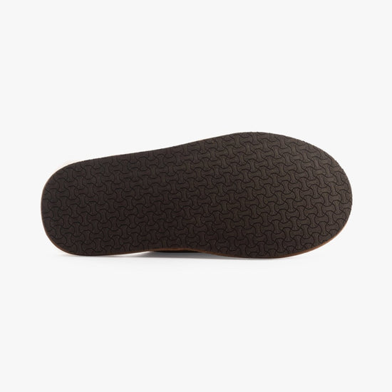 House of Slippers EDWIN Mens Slippers Chestnut - Shuperb