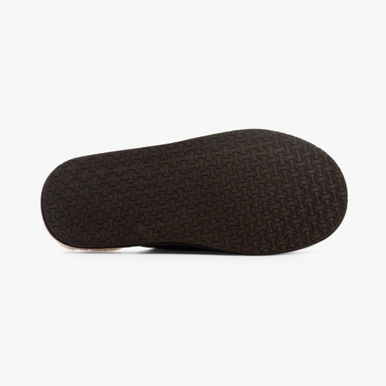 House of Slippers EDWIN Mens Slippers Espresso - Shuperb