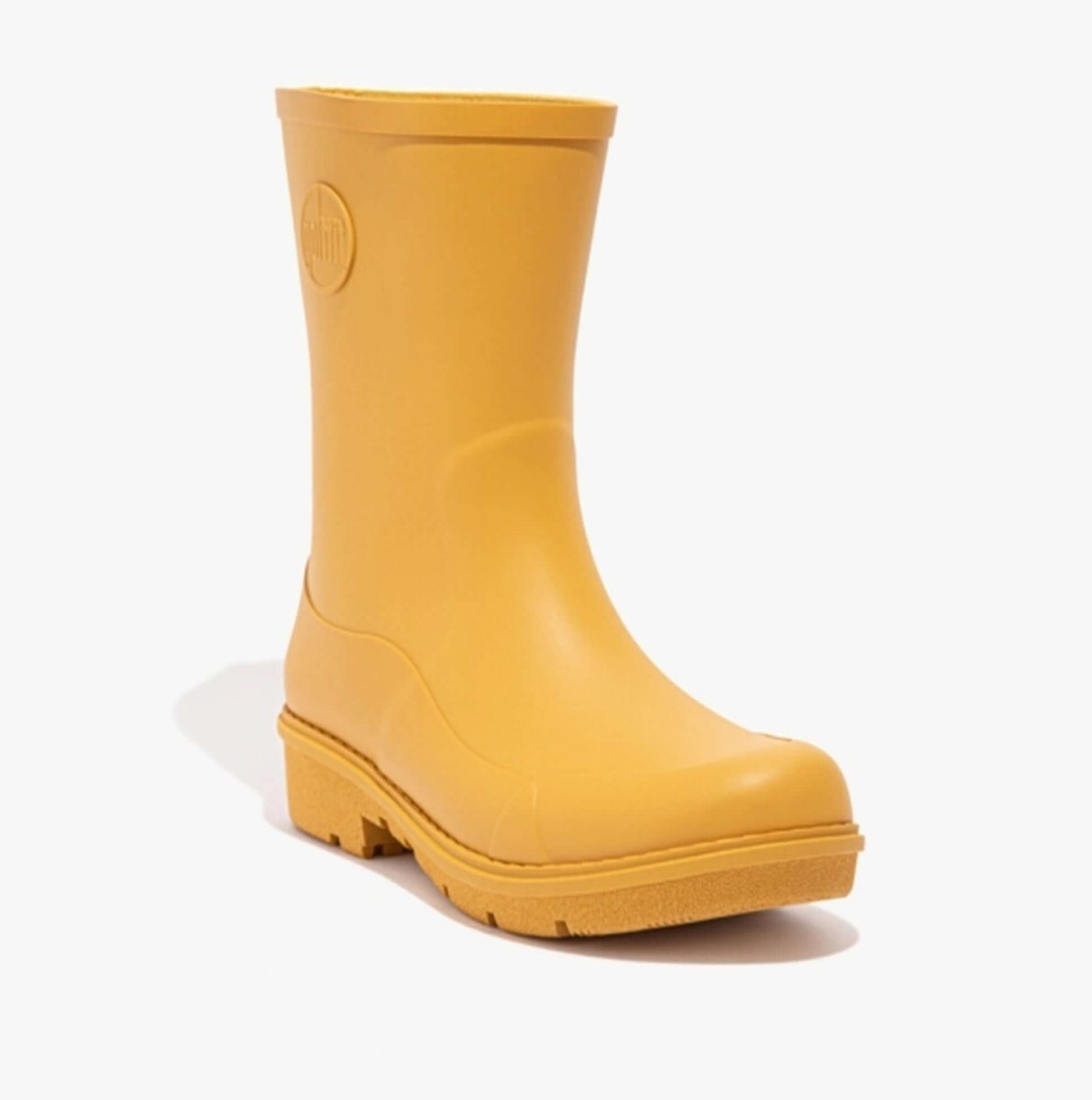 FitFlop WONDERWELLY SHORT Ladies Wellington Boots Sunflower - Shuperb