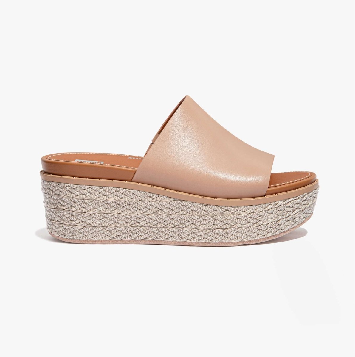 FitFlop AY9 - 137 ELOISE ESPADRILLE Ladies Wedges Beige - Shuperb