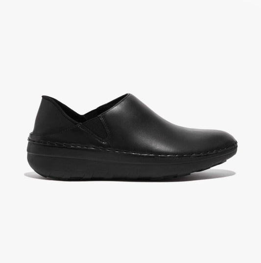 FitFlop SUPERLOAFER Womens Loafer All Black - Shuperb