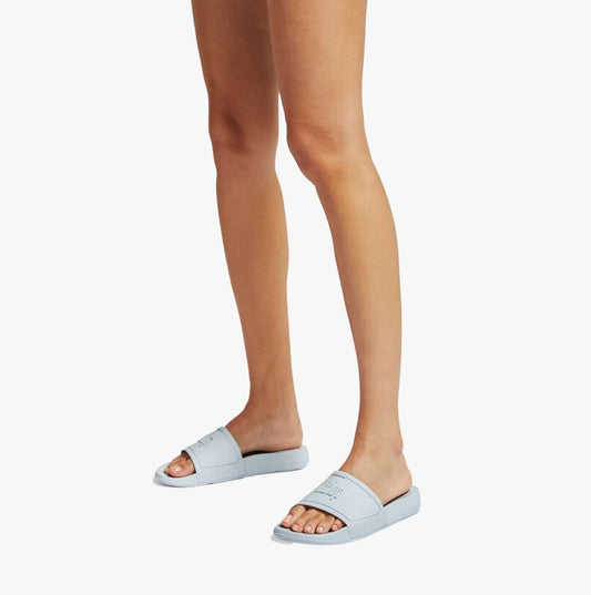 FitFlop iQUSHION Womens Slides Seafoam Blue - Shuperb