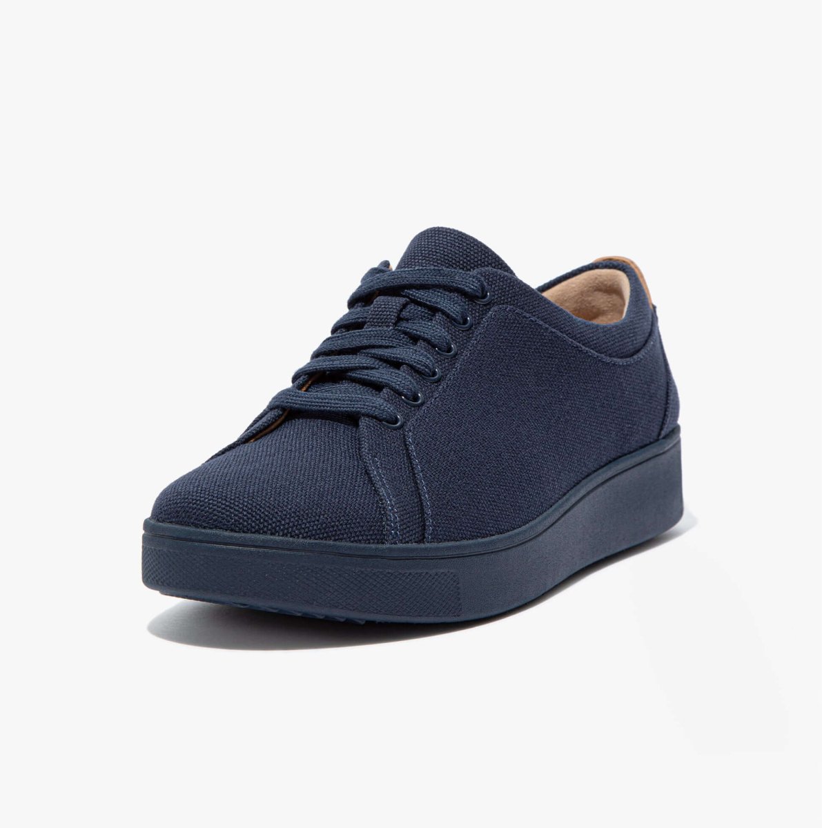 FitFlop RALLY CANVAS Ladies Casual Trainers Midnight Navy - Shuperb