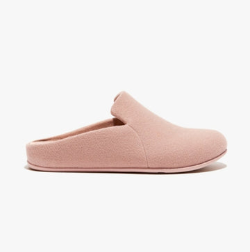 FitFlop CHRISSIE II HAUS FELT Ladies Slippers Rose - Shuperb