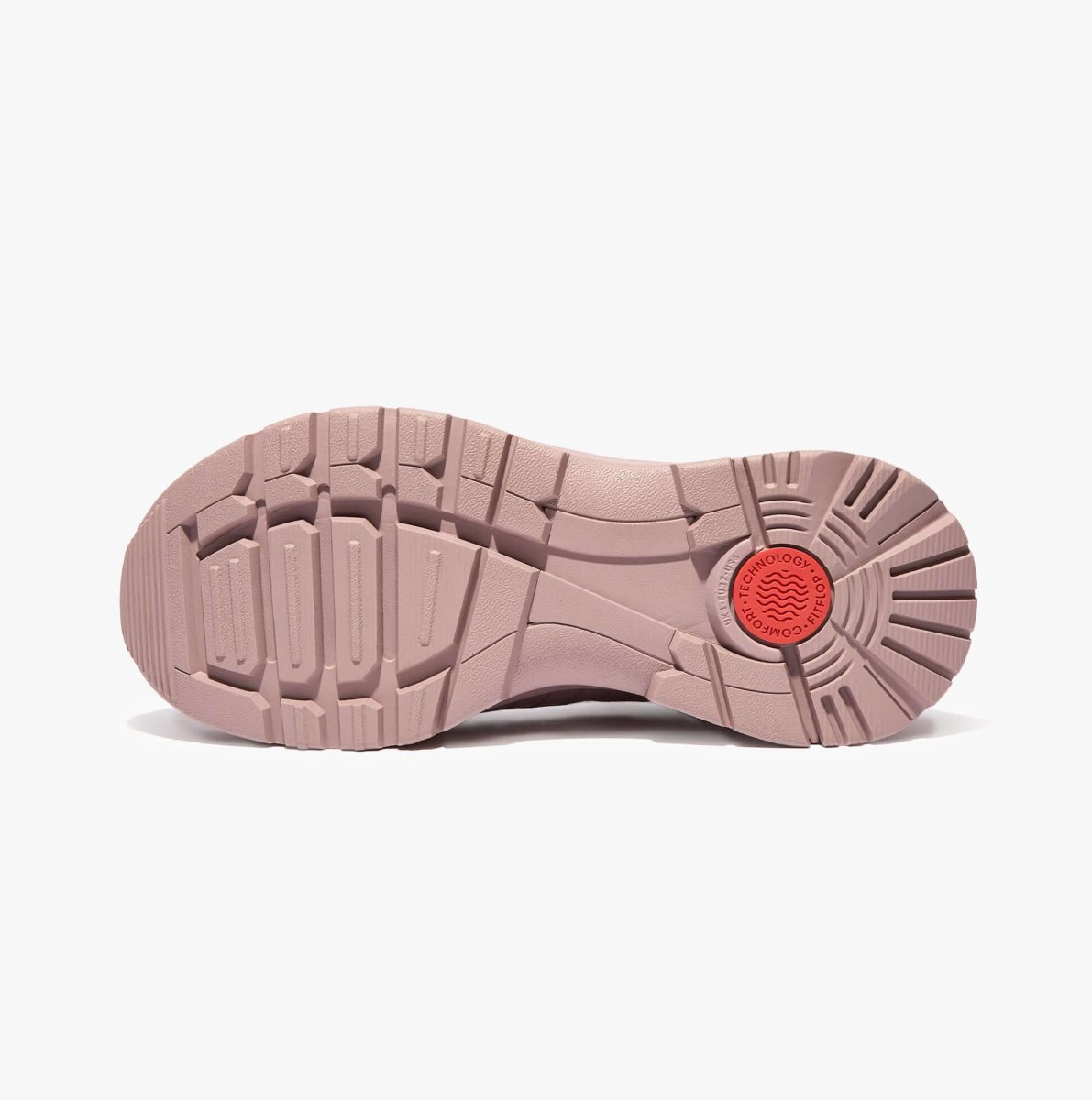 FitFlop NEO - D - HYKER LEATHER - MIX Ladies Leather Outdoor Trainers Pink Sky Mix - Shuperb