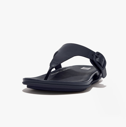 FitFlop GRACIE BUCKLE TOE - POST Womens Sandals Midnight Navy - Shuperb