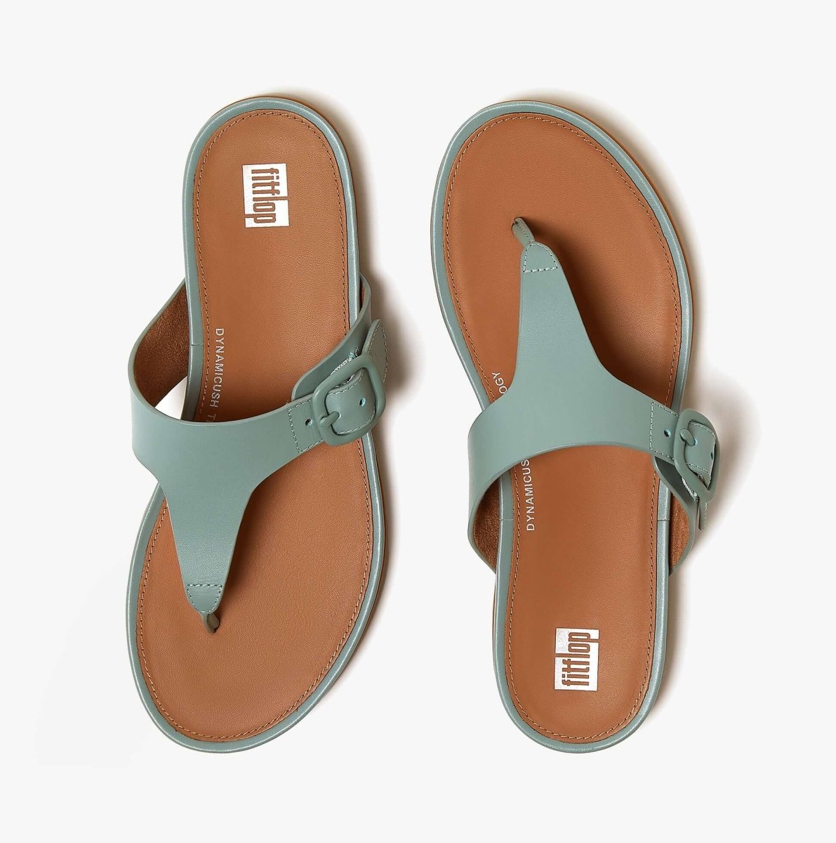 FitFlop GRACIE BUCKLE TOE - POST Womens Sandals Cool Blue - Shuperb