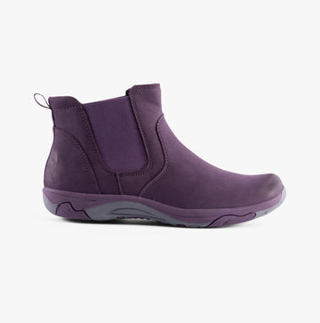 Free Spirit PRETA Womens Boots Plum - Shuperb