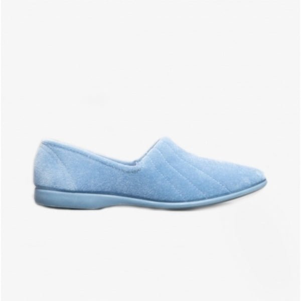 GBS AUDREY Slip On Womens Slippers Light Blue - Shuperb