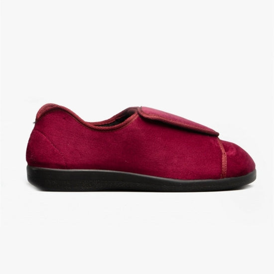 GBS Med WALTON Unisex Slippers Burgundy - Shuperb