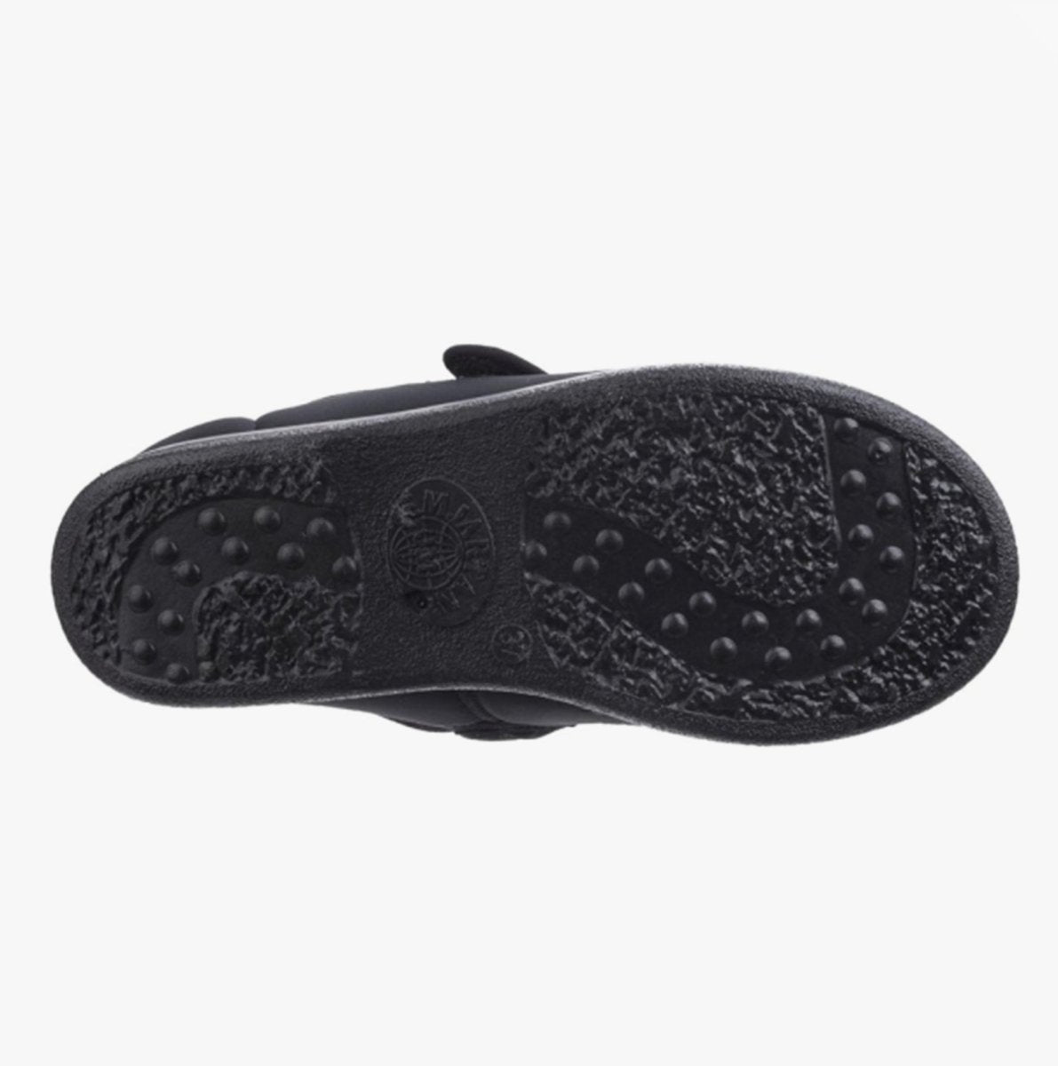 GBS Med NORTHWICK Ladies Extra Wide Slippers Black - Shuperb