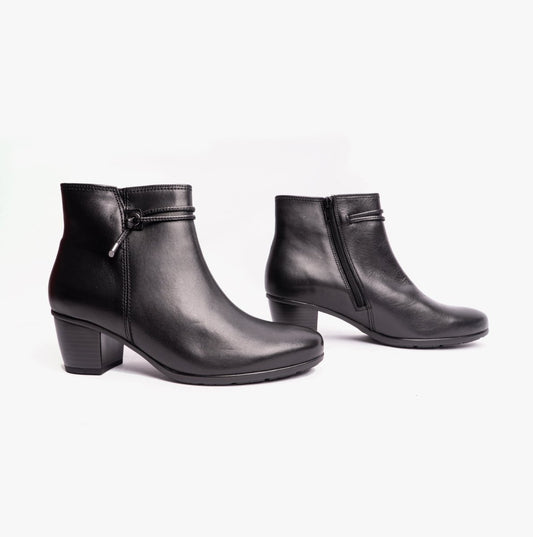 Gabor ELA Womens Ankle Boots Black - Shuperb