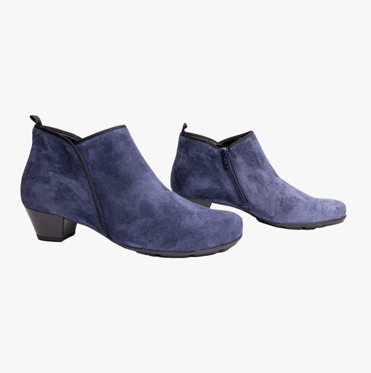 Gabor TRUDY Womens Ankle Boots Blue - Shuperb