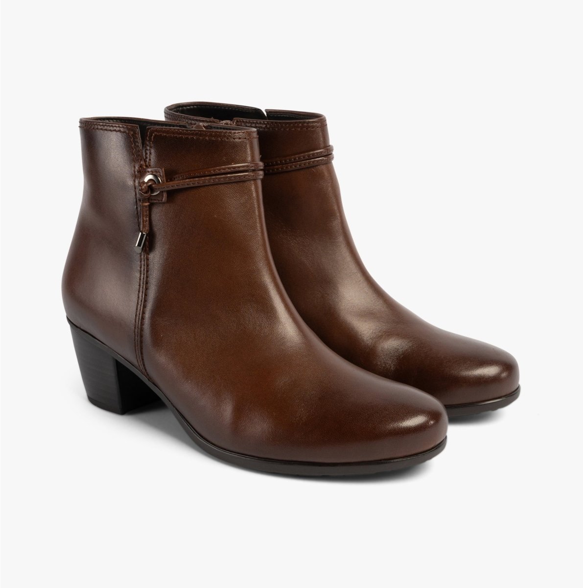 Gabor ELA Womens Ankle Boots Brown - Shuperb