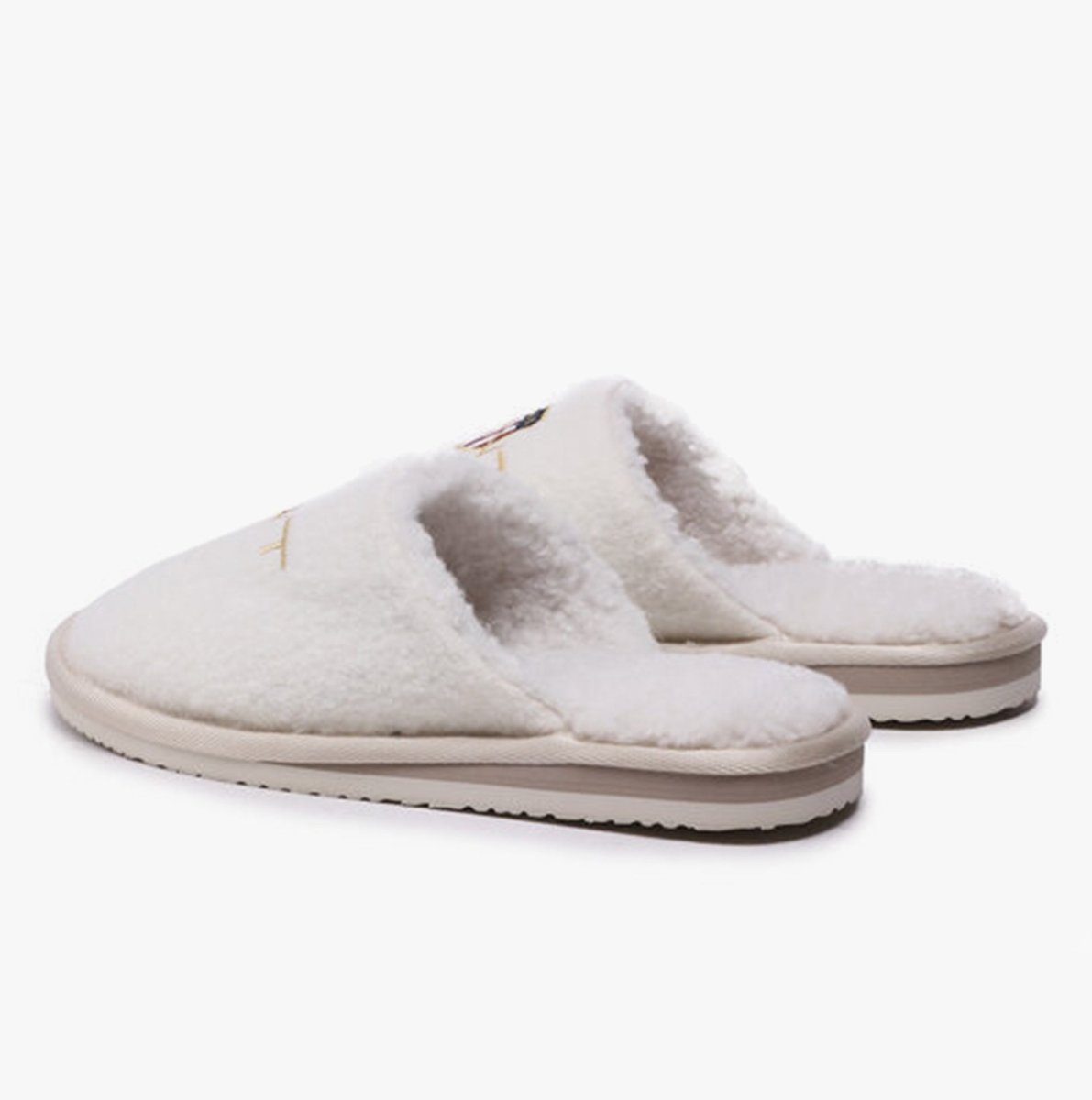 GANT PANTOFLI Womens Mule Slippers Bone Beige - Shuperb