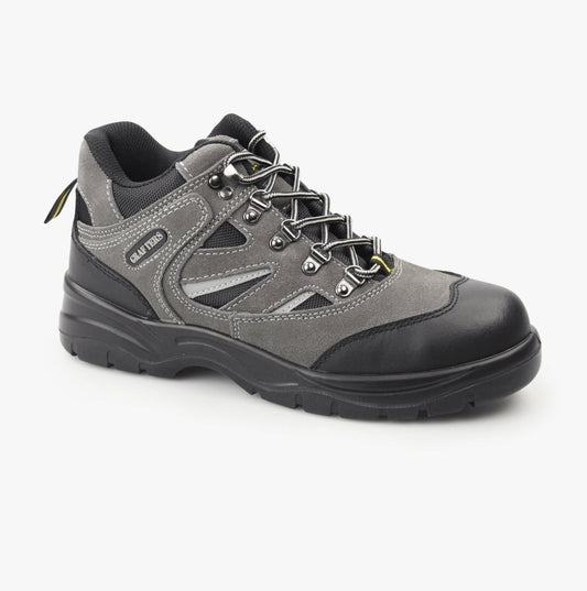 Grafters M685F Unisex Suede Hiking Safety Boots Grey/Black - Shuperb