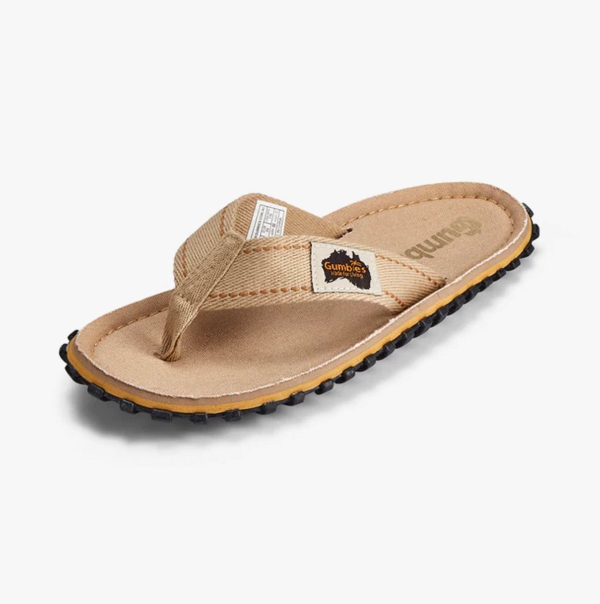 Gumbies ISLANDER Unisex Flip - Flops Classic Sand - Shuperb