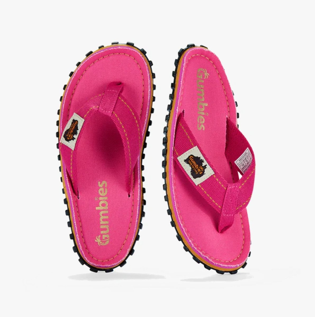 Gumbies ISLANDER Unisex Flip - Flops Classic Pink - Shuperb