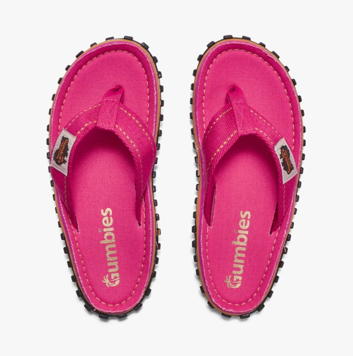 Gumbies ISLANDER Unisex Flip - Flops Classic Pink - Shuperb