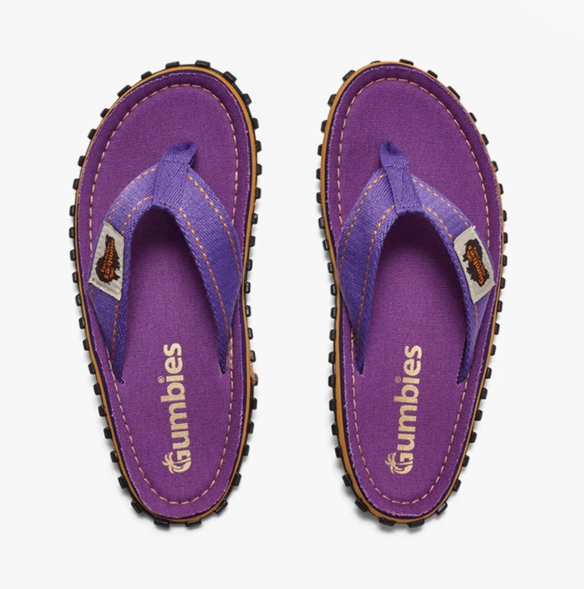 Gumbies ISLANDER Unisex Flip - Flops Classic Purple - Shuperb