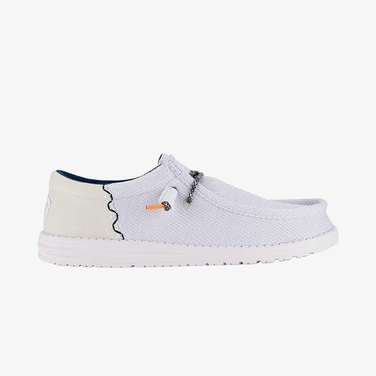 HEYDUDE WALLY Mens Shoes White - Shuperb