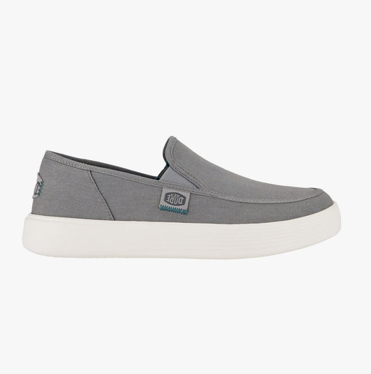 HEYDUDE SUNAPEE Mens Trainers Grey - Shuperb