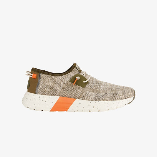 HEYDUDE SIROCCO Mens Trainers Olive - Shuperb