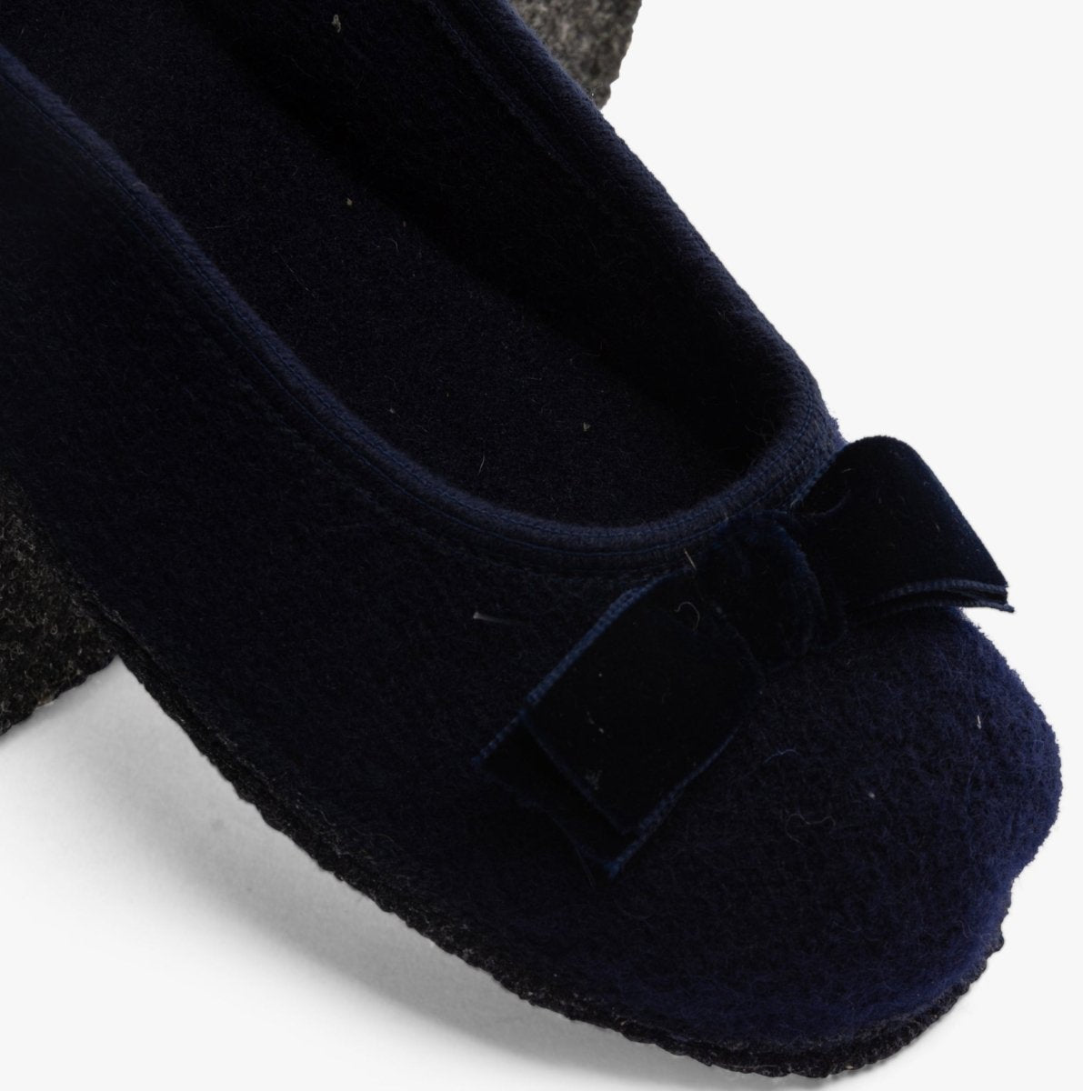 Haflinger FIOCCO Womens Slippers Navy - Shuperb