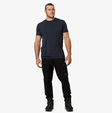 Hard Yakka RAPTOR CUFF Mens Work Trousers Black - Shuperb