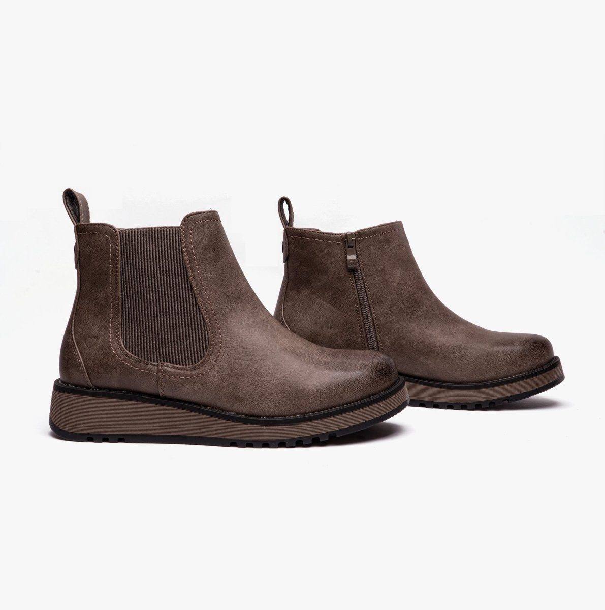 Heavenly Feet NEW ROLO2 Womens Chelsea Boots Earth - Shuperb