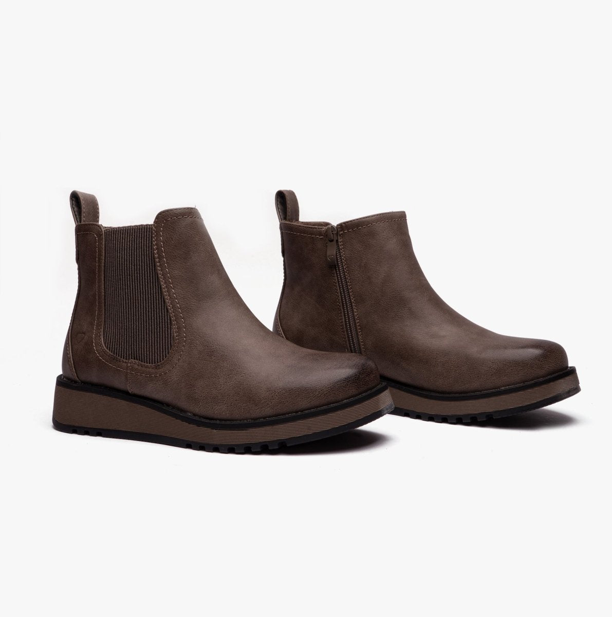 Heavenly Feet NEW ROLO2 Womens Chelsea Boots Earth - Shuperb