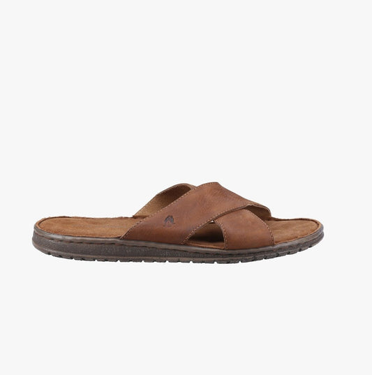 Hush Puppies NILE Mens Sandals Brown - Shuperb