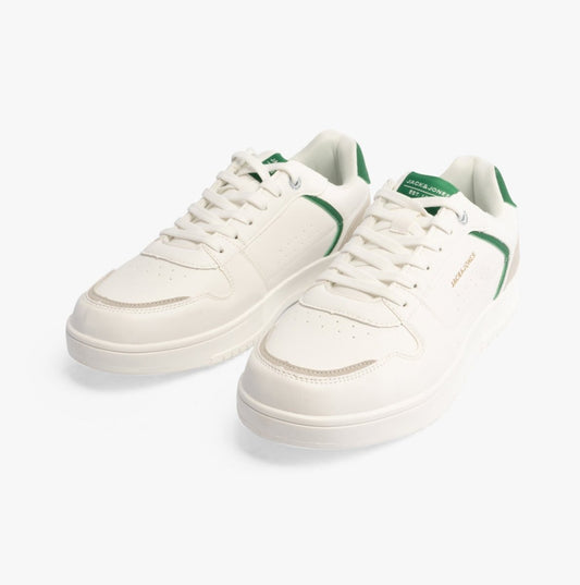 Jack & Jones EALING PU Mens Trainers White - Shuperb