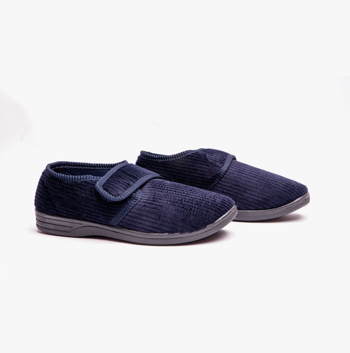 Jo & Joe KEN Mens Slippers Navy - Shuperb