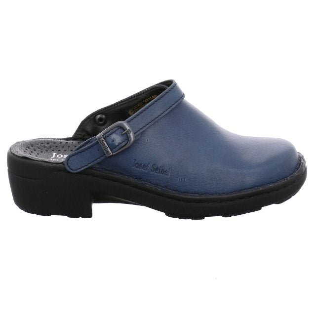 Josef Seibel BETSY Womens Clogs Abisso Blue - Shuperb