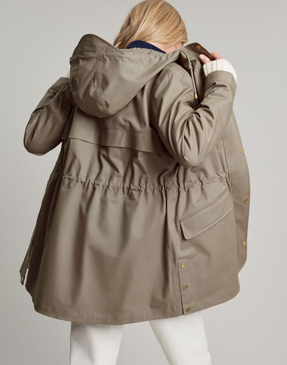 Joules PADSTOW Womens Raincoat Mushroom - Shuperb