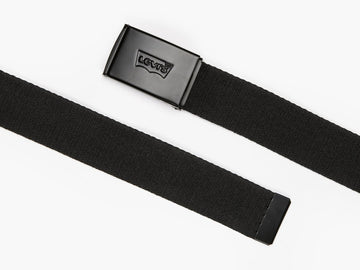 Levi's TONAL BATWING WEB Mens Belt Black - Shuperb