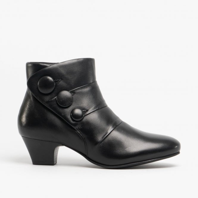 Lotus PRANCER Womens Ankle Boots Black - Shuperb